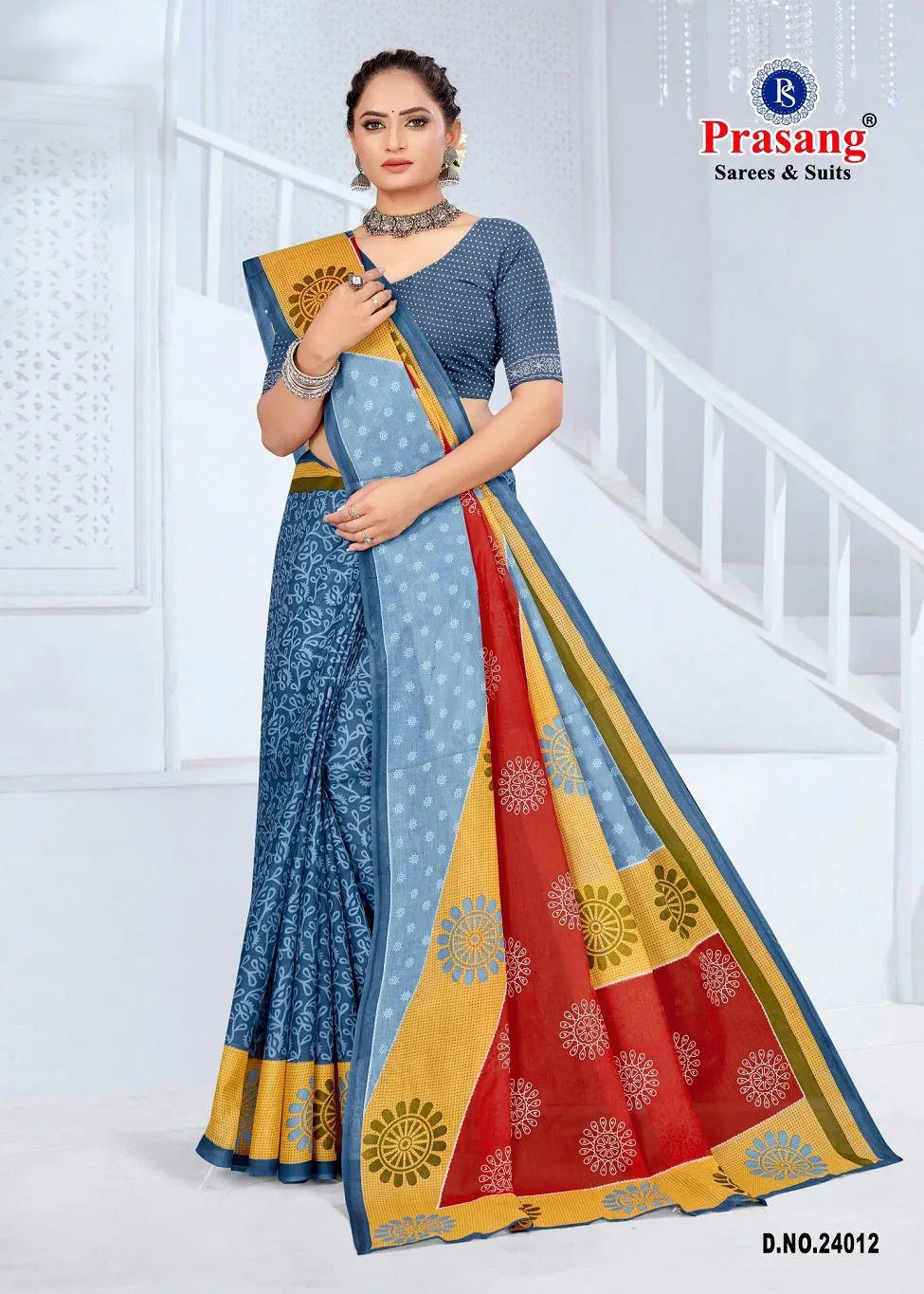 Suncity Vol 24 by Prasang Cotton Printed Daily Wear Sarees Wholesale Online